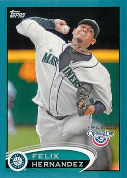 2012 Topps Opening Day - Blue #199 Felix Hernandez Front