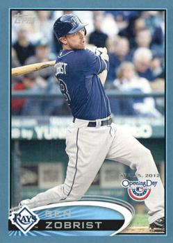 2012 Topps Opening Day - Blue #98 Ben Zobrist Front