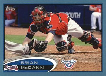 2012 Topps Opening Day - Blue #174 Brian McCann Front