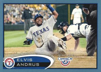 2012 Topps Opening Day - Blue #197 Elvis Andrus Front