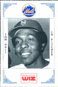 1991 The Wiz New York Mets #156 Tom Hall Front