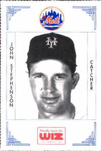 1991 The Wiz New York Mets #379 John Stephenson Front