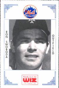 1991 The Wiz New York Mets #390 Ron Swoboda Front