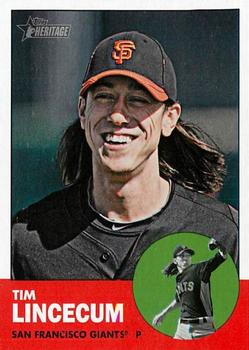 2012 Topps Heritage #106 Tim Lincecum Front