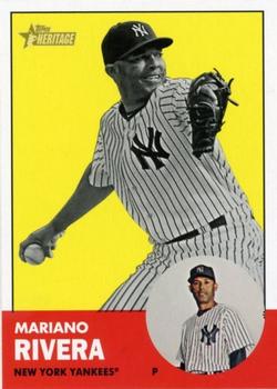 2012 Topps Heritage #289 Mariano Rivera Front