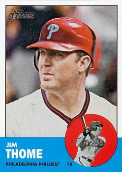 2012 Topps Heritage #296 Jim Thome Front