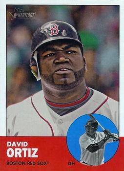 2012 Topps Heritage #356 David Ortiz Front