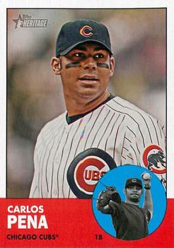 2012 Topps Heritage #380 Carlos Pena Front