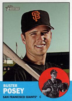 2012 Topps Heritage #85 Buster Posey Front