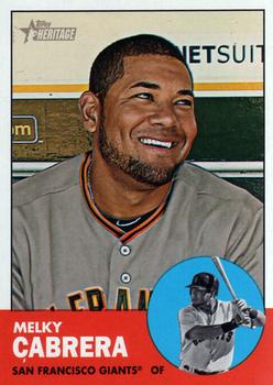 2012 Topps Heritage #157 Melky Cabrera Front