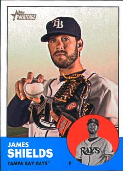 2012 Topps Heritage #495 James Shields Front