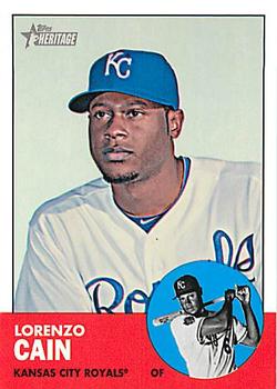 2012 Topps Heritage #H626 Lorenzo Cain Front
