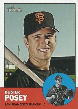 2012 Topps Heritage #85 Buster Posey Front