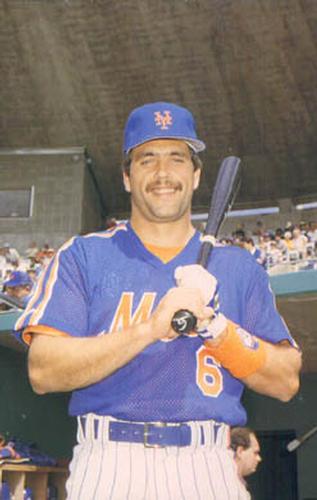 1987 Barry Colla New York Mets Postcards #1087 Wally Backman Front
