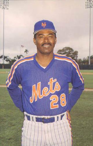 1987 Barry Colla New York Mets Postcards #4587 Bill Robinson Front