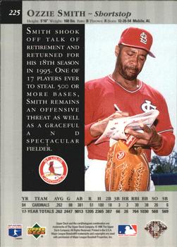 1995 Upper Deck - Special Edition #225 Ozzie Smith Back