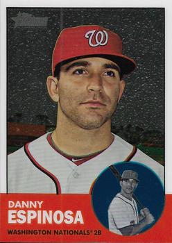 2012 Topps Heritage - Chrome #HP42 Danny Espinosa Front