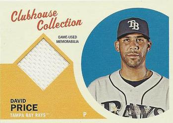 2012 Topps Heritage - Clubhouse Collection Relics #CCR-DPR David Price Front