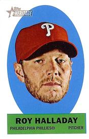2012 Topps Heritage - Stick-Ons #30 Roy Halladay Front