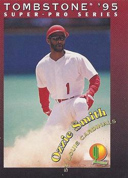 1995 Tombstone Pizza Super-Pro Series #29 Ozzie Smith Front