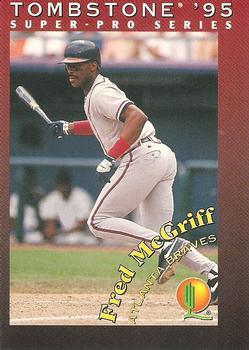1995 Tombstone Pizza Super-Pro Series #26 Fred McGriff Front