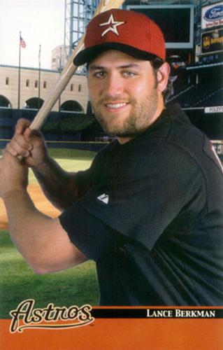 2002 Barry Colla Postcards #302 Lance Berkman Front