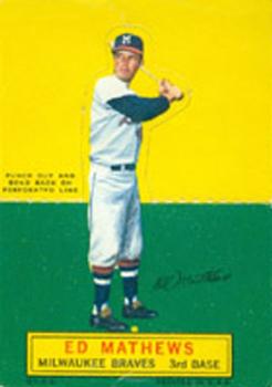 1964 Topps Stand-Ups #NNO Eddie Mathews Front