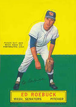 1964 Topps Stand-Ups #NNO Ed Roebuck Front