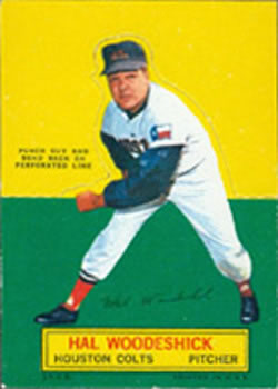 1964 Topps Stand-Ups #NNO Hal Woodeshick Front