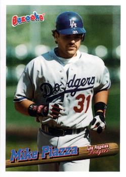 1996 Bazooka #8 Mike Piazza Front