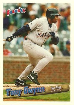 1996 Bazooka #124 Tony Gwynn Front