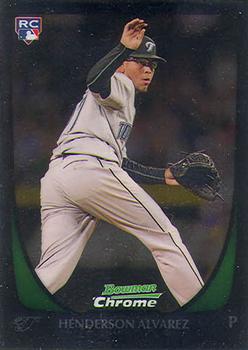 2011 Bowman Draft Picks & Prospects - Chrome #82 Henderson Alvarez Front