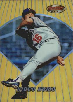 1996 Bowman - Bowman's Best Previews Refractors #BBP 26 Hideo Nomo Front