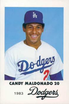 1983 Los Angeles Dodgers Police #NNO Candy Maldonado Front