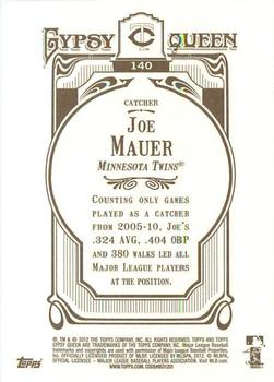 2012 Topps Gypsy Queen #140 Joe Mauer Back