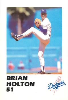 1988 Los Angeles Dodgers Police #NNO Brian Holton Front