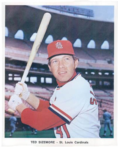 1972 St. Louis Cardinals Color Picture Pack A #NNO Ted Sizemore Front