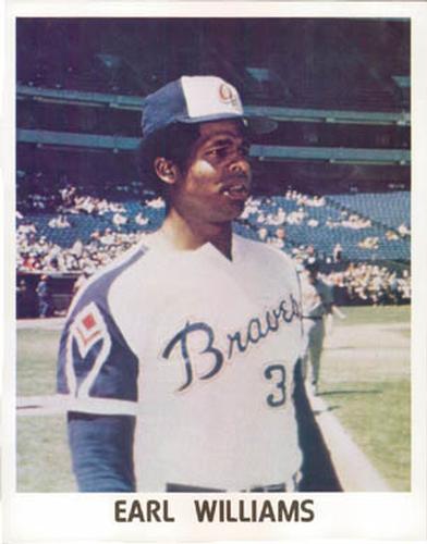 1972 Atlanta Braves Color Picture Pack #NNO Earl Williams Front