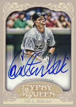 2012 Topps Gypsy Queen - Autographs #GQA-CF Carlton Fisk  Front