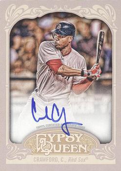 2012 Topps Gypsy Queen - Autographs #GQA-CC Carl Crawford  Front