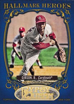 2012 Topps Gypsy Queen - Hallmark Heroes #HH-BG Bob Gibson  Front