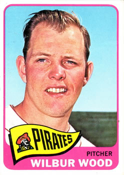 1965 Topps #478 Wilbur Wood Front