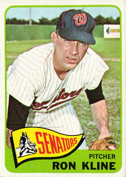 1965 Topps #56 Ron Kline Front