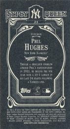 2012 Topps Gypsy Queen - Mini Black #23 Phil Hughes  Back