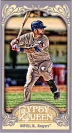 2012 Topps Gypsy Queen - Mini Straight Cut Back #76 Mike Napoli  Front