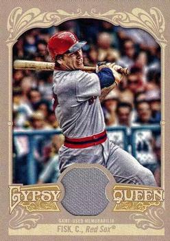 2012 Topps Gypsy Queen - Relics #GQR-CF Carlton Fisk  Front