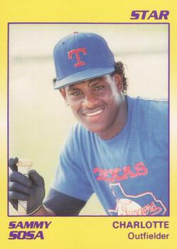 1990 Star #61 Sammy Sosa Front