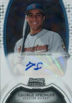 2011 Bowman Sterling - Prospect Autographs #BSP-GS George Springer Front