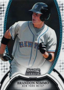 2011 Bowman Sterling - Prospects #47 Brandon Nimmo Front