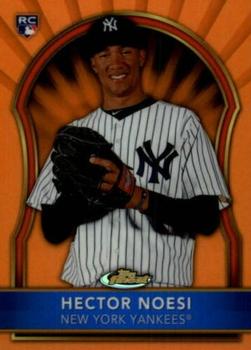 2011 Finest - Orange Refractors #91 Hector Noesi Front